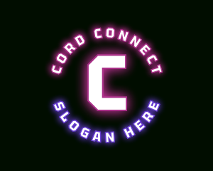 Cyber Neon Lifestyle logo design