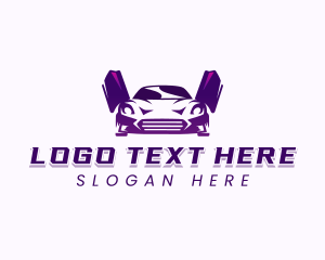 Auto - Racing Car Detailing logo design