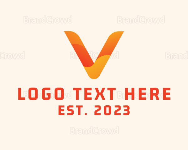 Application Letter V Logo