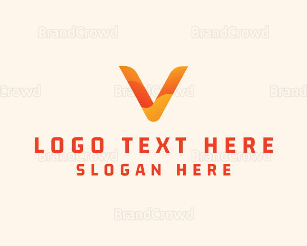 Application Letter V Logo
