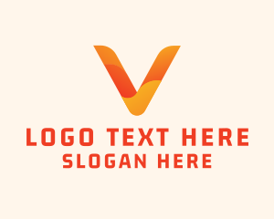 Application Letter V Logo