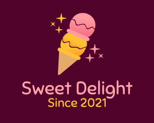 Sherbet - Starry Fruit Ice Cream logo design