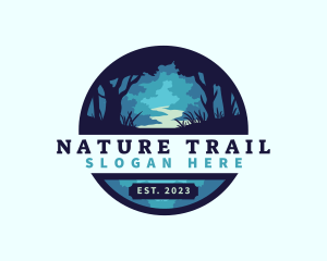 Trail - Forest Trail Path logo design