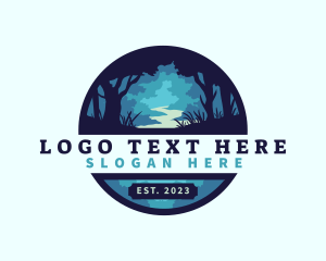 Forest - Forest Trail Path logo design