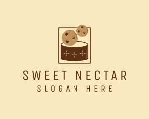 Chocolate Chip Cookie Jar logo design