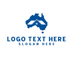 Housing - Australia House Broker logo design