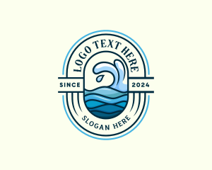 Sea Wave Ocean Logo