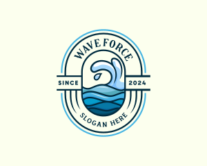 Tsunami - Sea Wave Ocean logo design