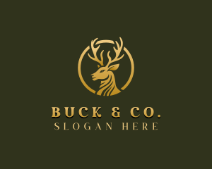 Buck - Deer Stag Finance logo design