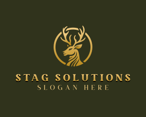 Deer Stag Finance logo design