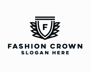 Floral Shield Boutique logo design