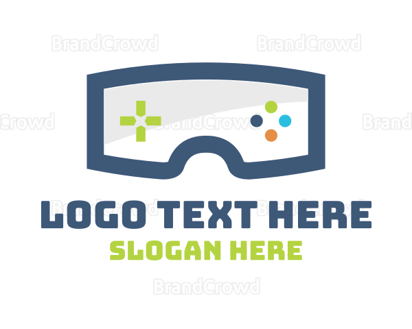 Goggles Game Controls Logo