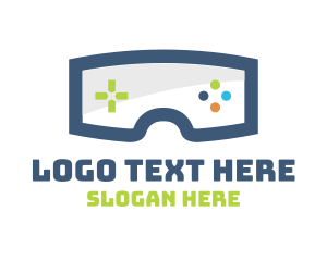 Goggles - Goggles Game Controls logo design