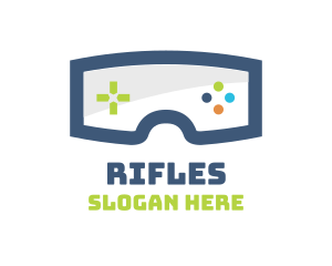 Goggles Game Controls Logo