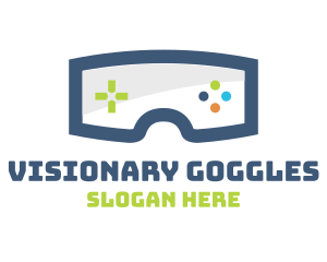 Goggles - Goggles Game Controls logo design