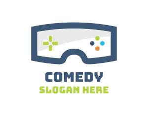 Gaming - Goggles Game Controls logo design