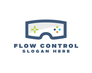 Goggles Game Controls logo design