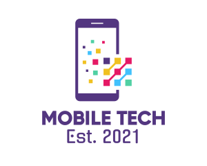 Mobile - Digital Mobile Phone logo design