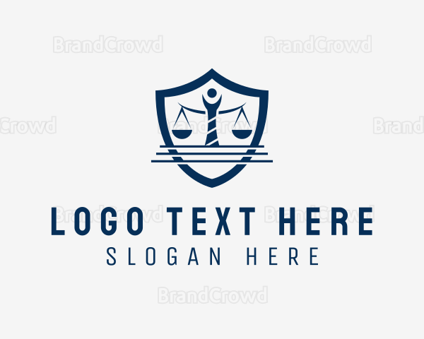 Law Firm Shield Logo