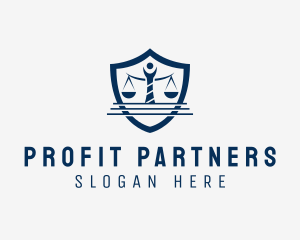 Law Firm Shield  logo design