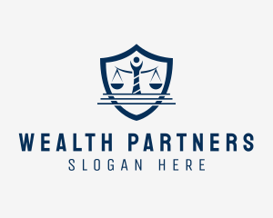 Law Firm Shield  logo design