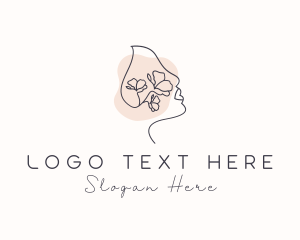 Massage - Face Flower Spa logo design