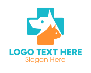 Animal - Cat Dog Veterinary logo design