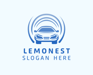 Blue Automotive Car Logo