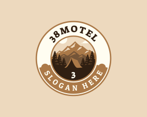 Travel Mountain Camping logo design