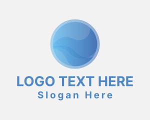 Pool - Professional Gradient Wave logo design