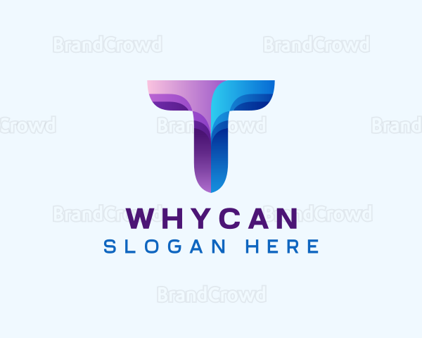 Media Advertising Startup Letter T Logo