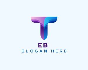 Media Advertising Startup Letter T Logo