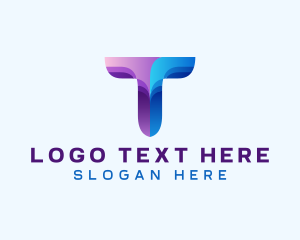 Media Advertising Startup Letter T Logo