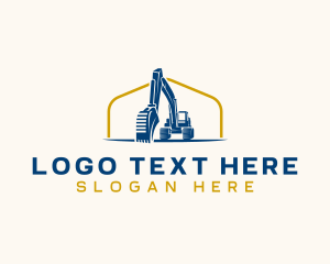 Excavator - Excavator Property Builder logo design