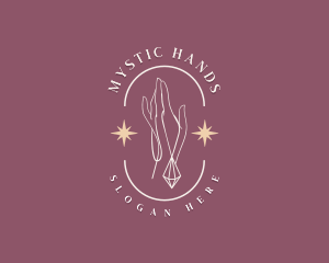 Hand Necklace Boutique logo design