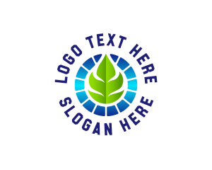 Eco Friendly - Natural Energy Panel logo design