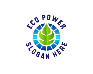 Renewable - Natural Energy Panel logo design