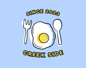 Fried Egg Meal logo design