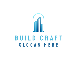 Building Construction Developer logo design