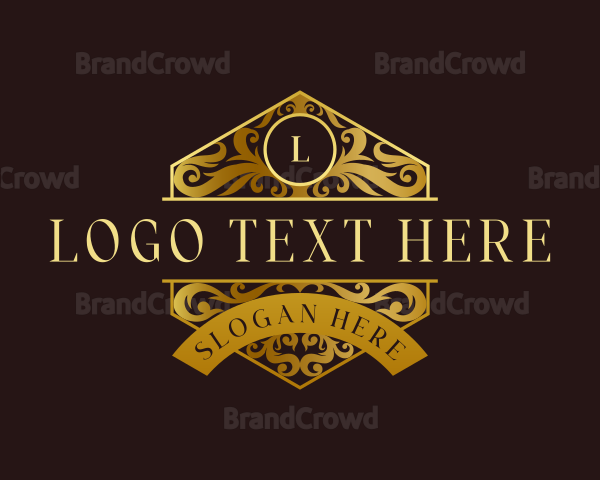 Elegant Ornamental Crest Logo