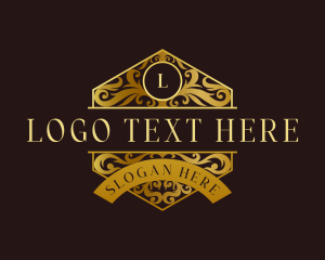 Insignia - Elegant Ornamental Crest logo design