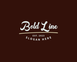 Underline - Funky Business Brand logo design