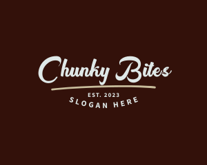 Chunky - Funky Business Brand logo design