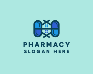 Pharmacy Chemist Medicine logo design