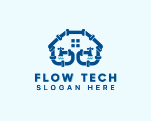 Pipe - Plumbing Pipe Faucet logo design