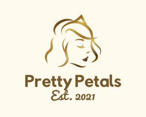 Princess Haircut logo design