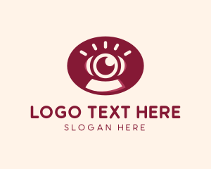 Mascara - Optical Vision Eye logo design