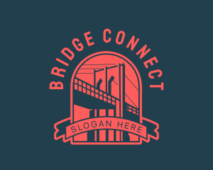 Bridge - Brooklyn Bridge New York logo design