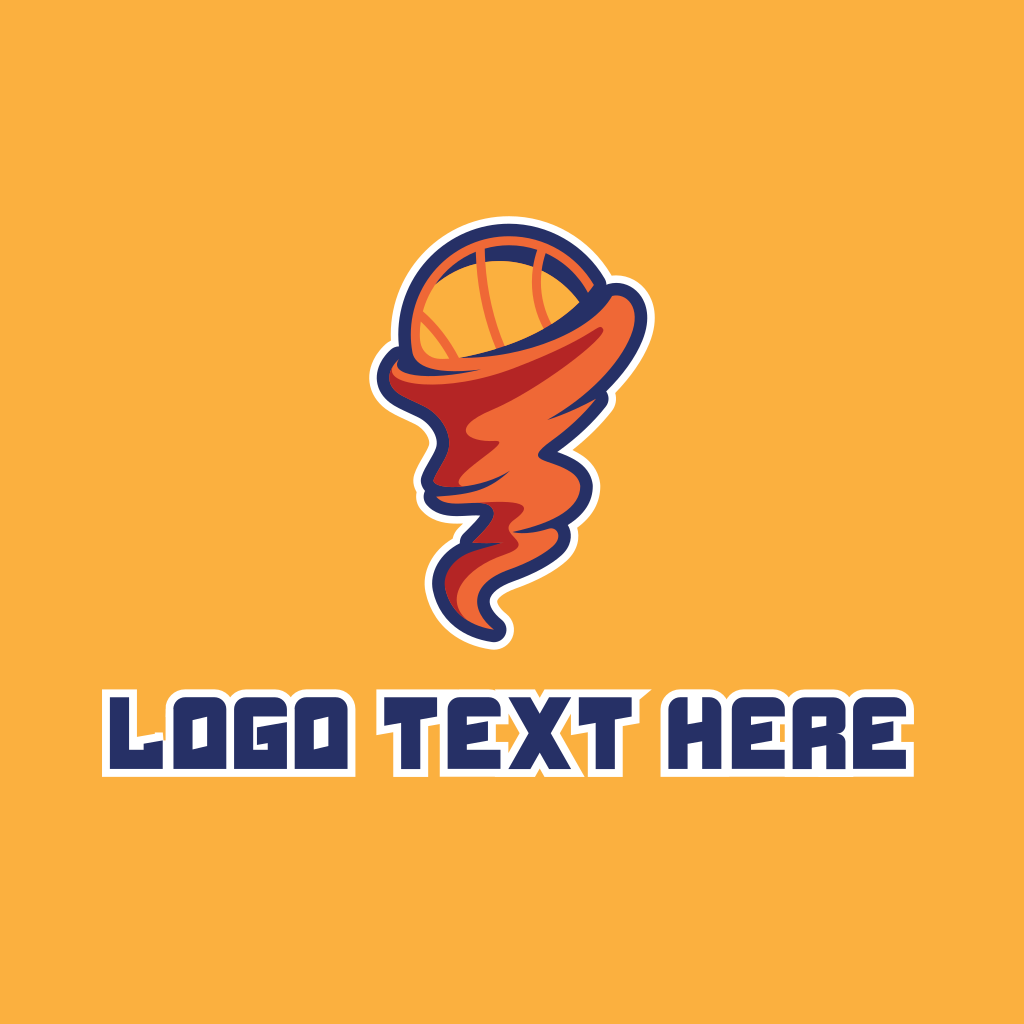 Basketball Tornado Logo | BrandCrowd Logo Maker