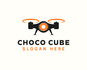 Vlog - Drone Camera Studio logo design